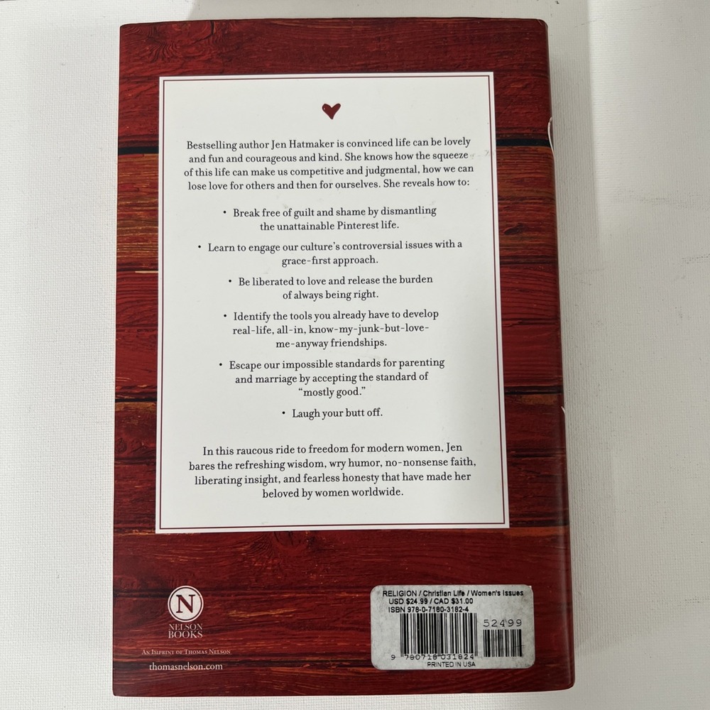 For the Love: Fighting for Grace in a Wo- hardcover, 9780718031824, Jen Hatmaker - Picture 2 of 11